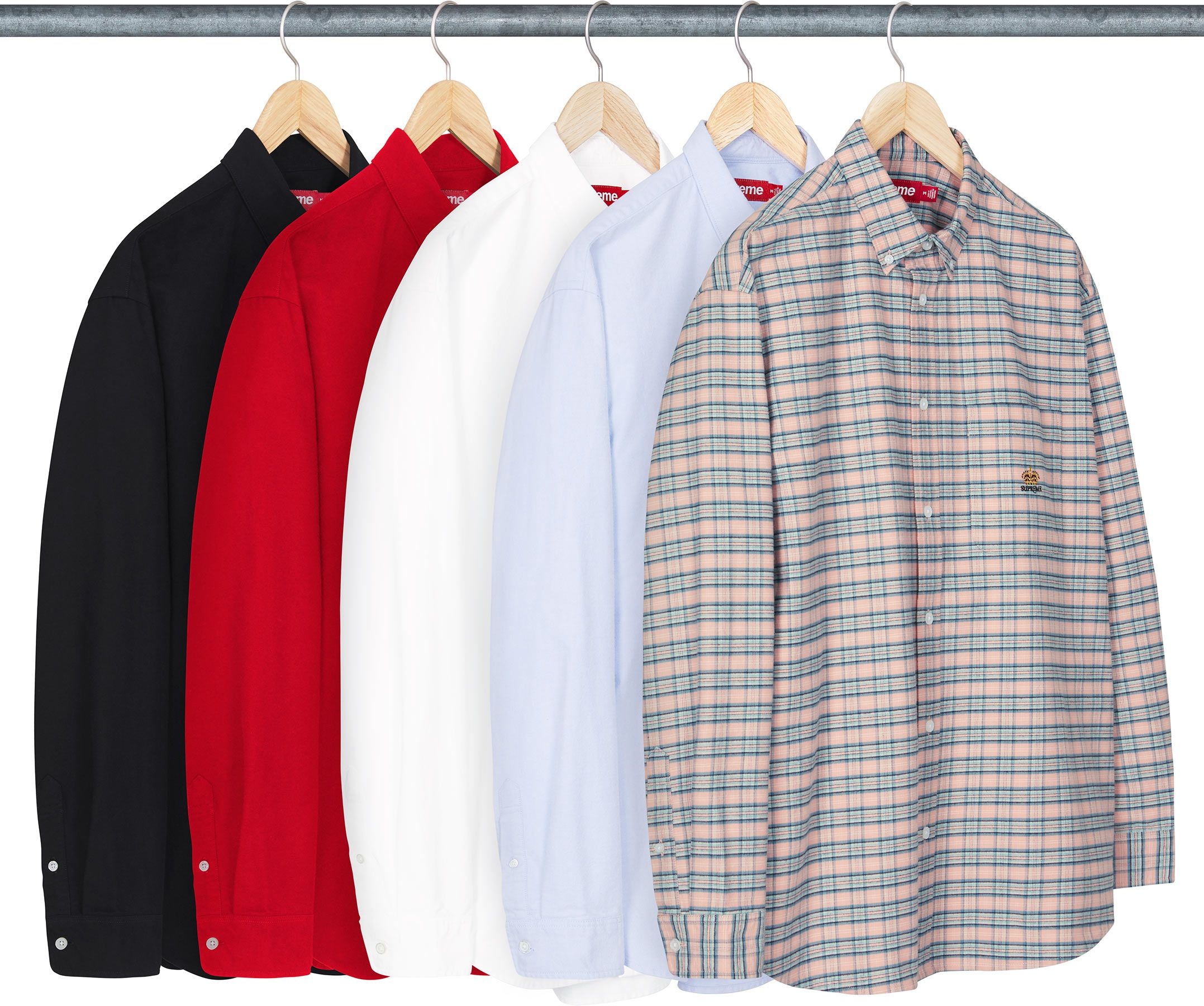 Loose Fit Flannel Oxford Shirt